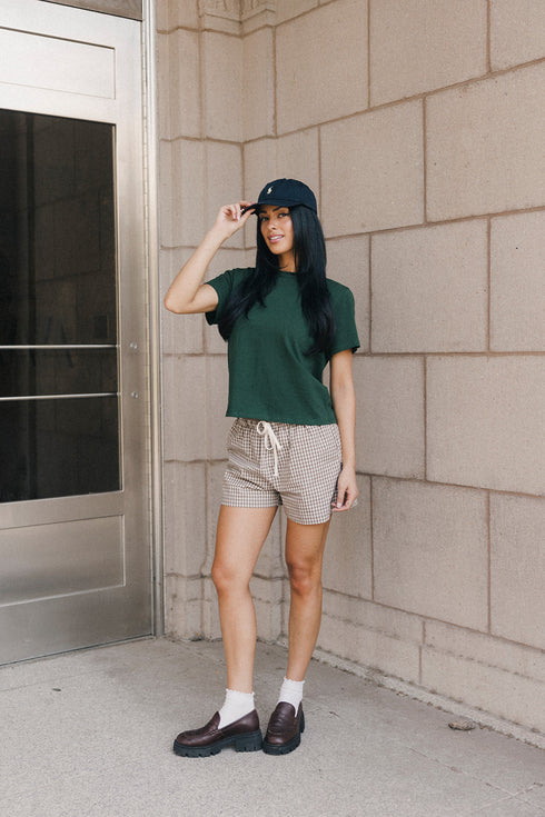 Schoolgirl Sweetheart Short // Mocha